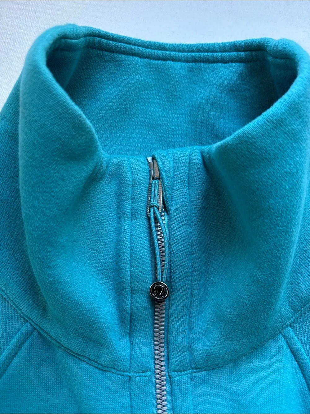 Women’s Teal Quarter-Zip Pullover Sweater
